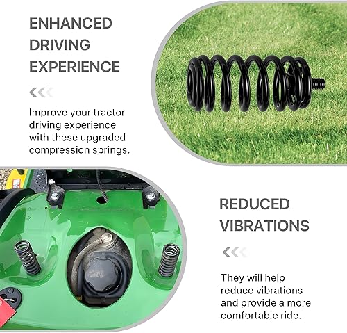 Miniatura 6 de LBB-Parts Muelles de compresión para asiento de tractor GX20486 mejorado para John Deere LA120 LA125 LA130 LA135 LA145 LA150