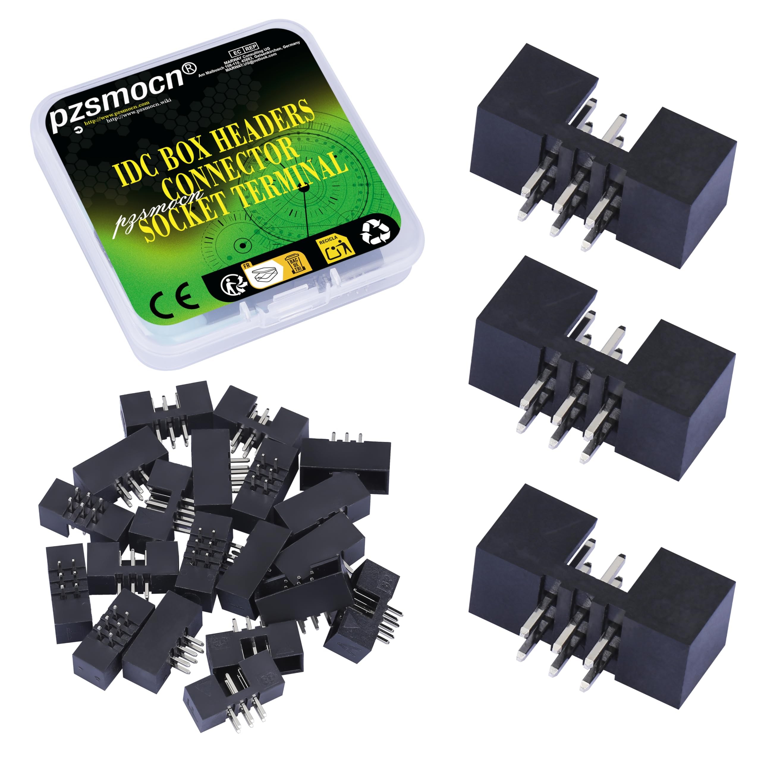 4 Rotoli Di Cavo A Nastro Arcobaleno - 1,27 Mm Passo, 10/14/16/20 Pin, 3 Metri Per Elettronica - Foto 6