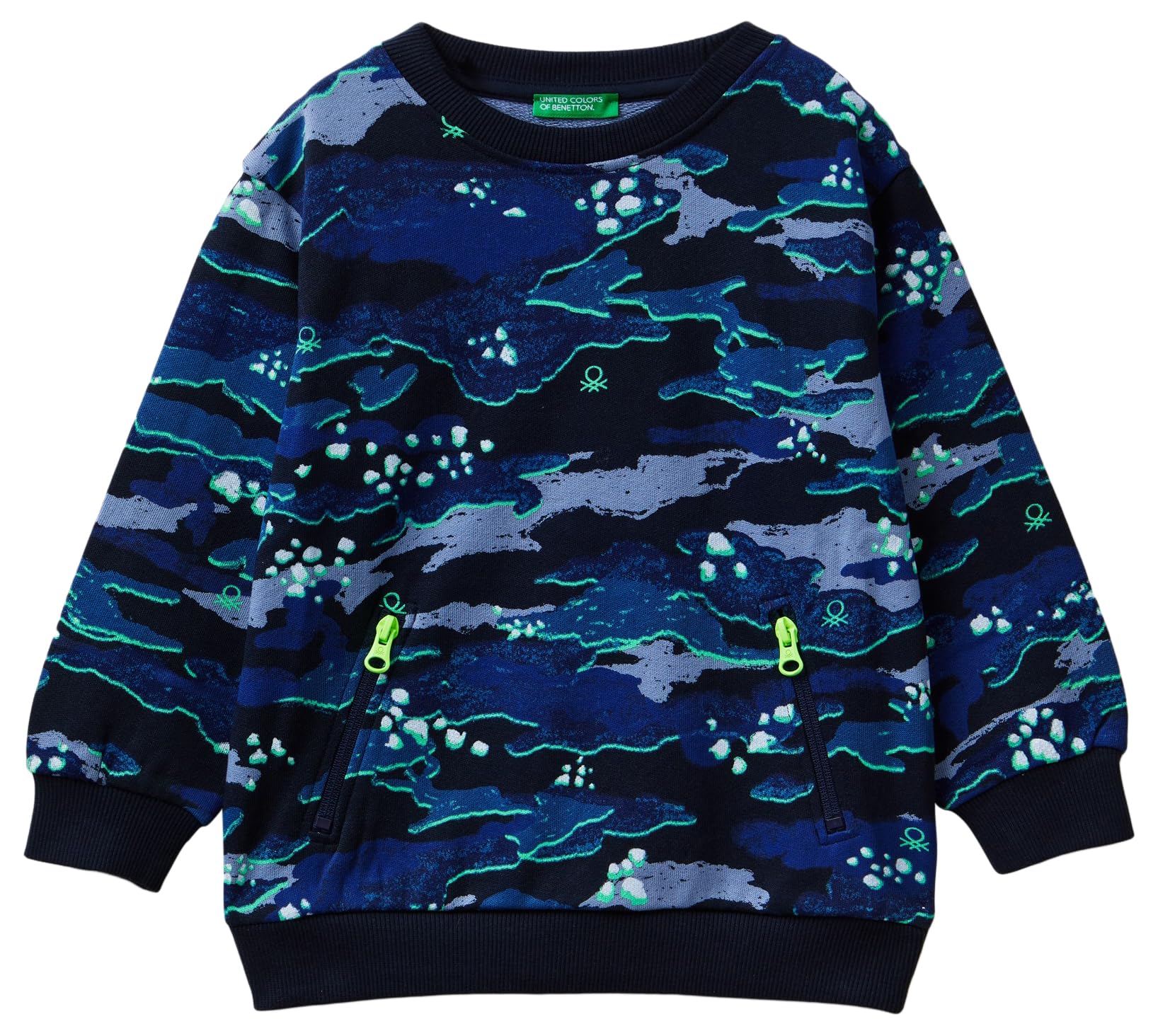 Sweat à Capuche Multicolore pour Enfants - United Colors of Benetton