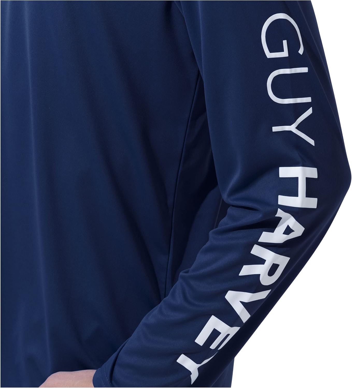 Guy Harvey Men's Long Sleeve Performance Sun Protection Shirt UPF 50+, Navy, Large - Image 4