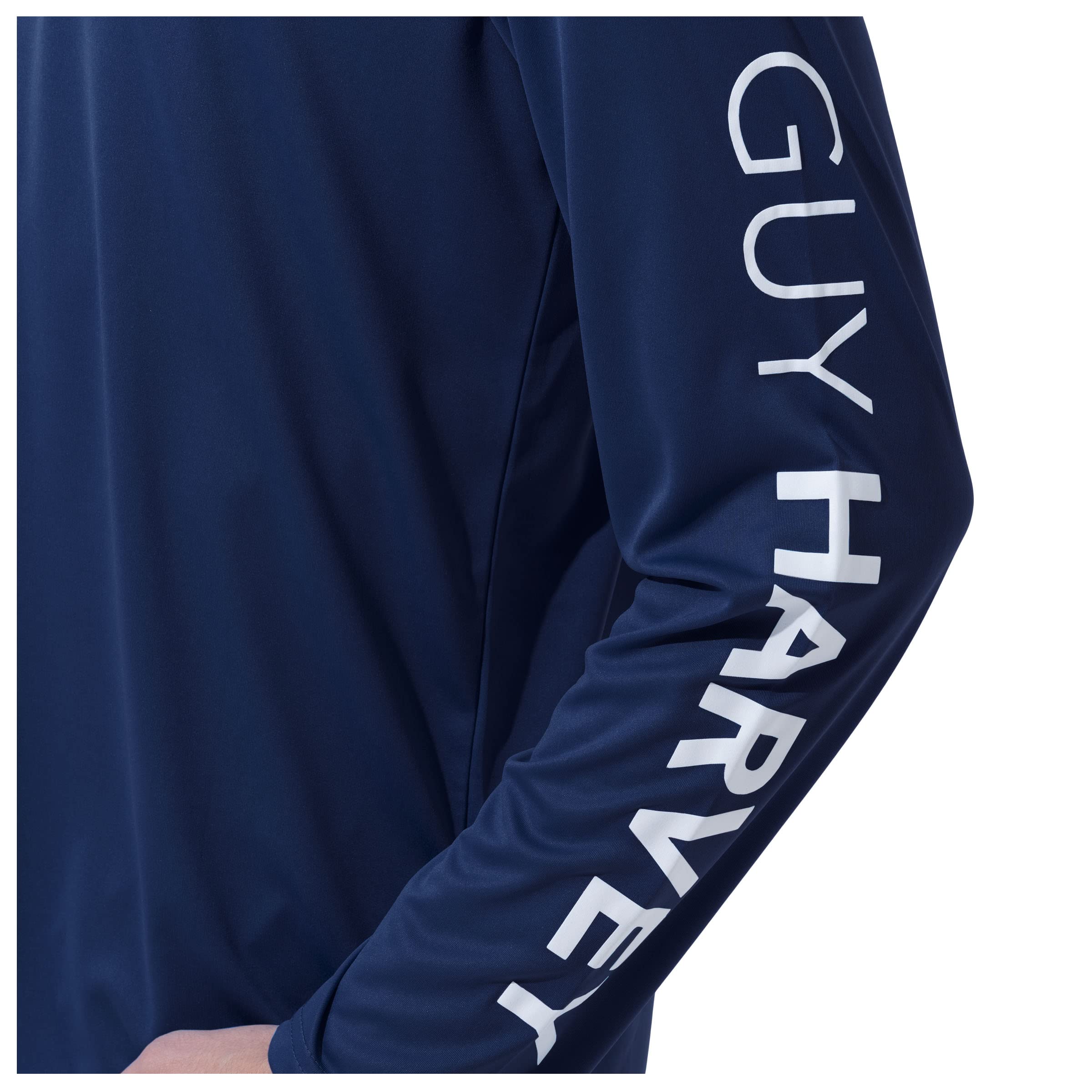 T-shirt Pêche Guy Harvey Homme L – Manches Longues, Protection UV, Ice Green
