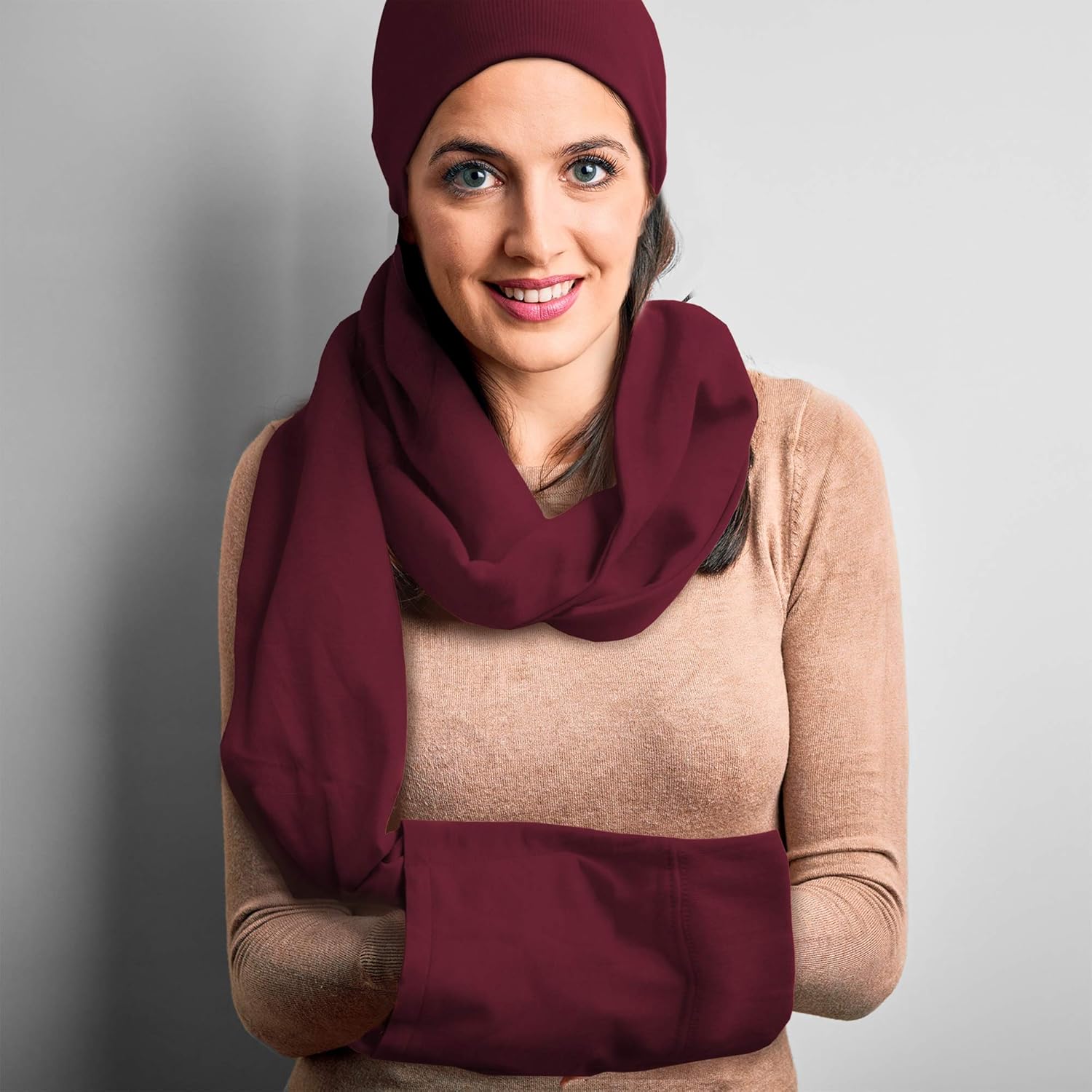 Littlearth NCAA USC Trojans Unisex Jimmy Bean 4-in-1 Scarf - Image 4