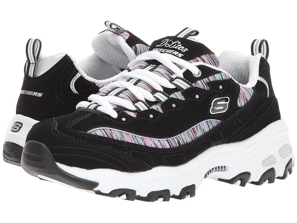 

SKECHERS D'Lites Interlude (Black Multi) Women's Lace up casual Shoes