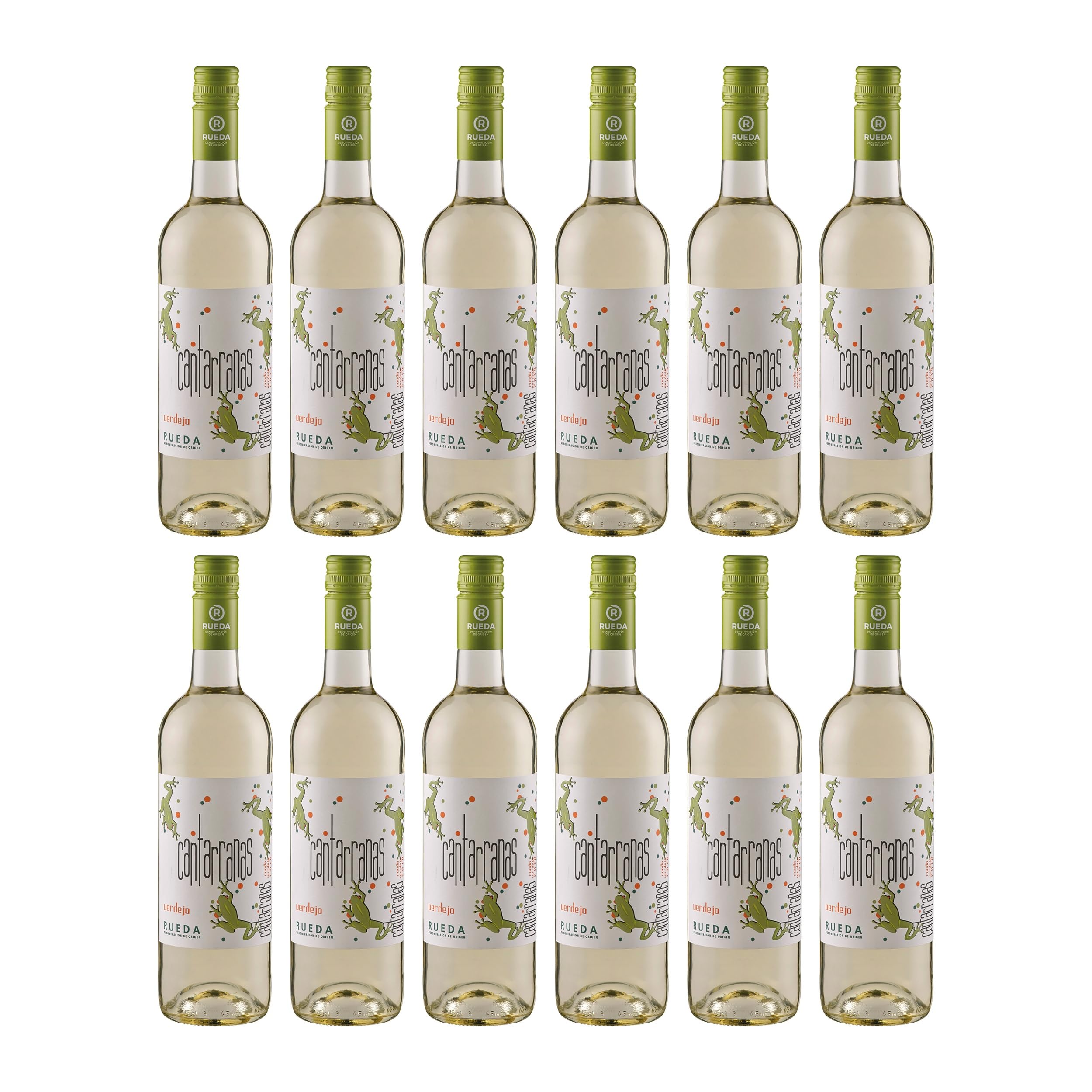 Cuatro Rayas Cantarranas Verdejo DO Weisswein Weiss trocken Spanien inkl. FeinWert E-Book (12 x 0.75 l)