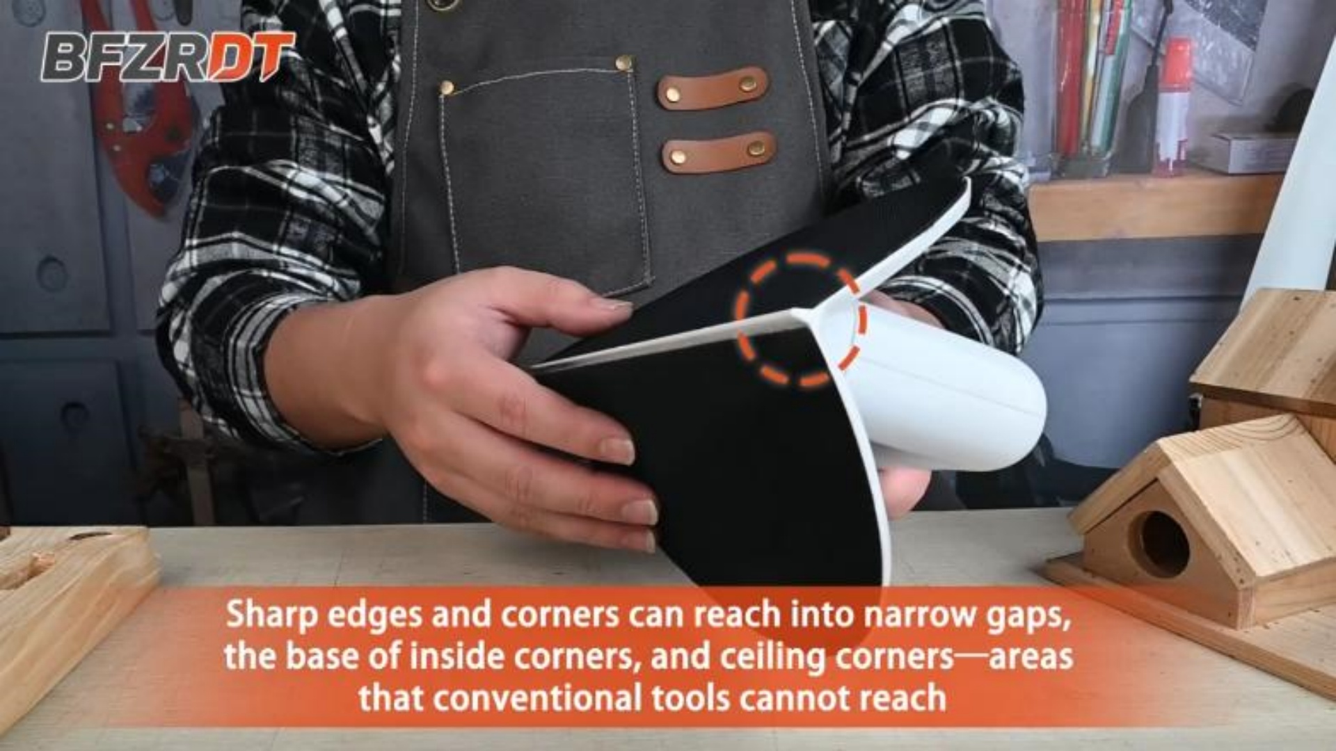 Image of Drywall Corner Sander, Semi-Circular Hook and Loop Backing Angle Sanding Tool with 12PCS 9 Inch Sanding Discs 120 180 240 Grit Round Sandpaper Assortment for Corners and Walls