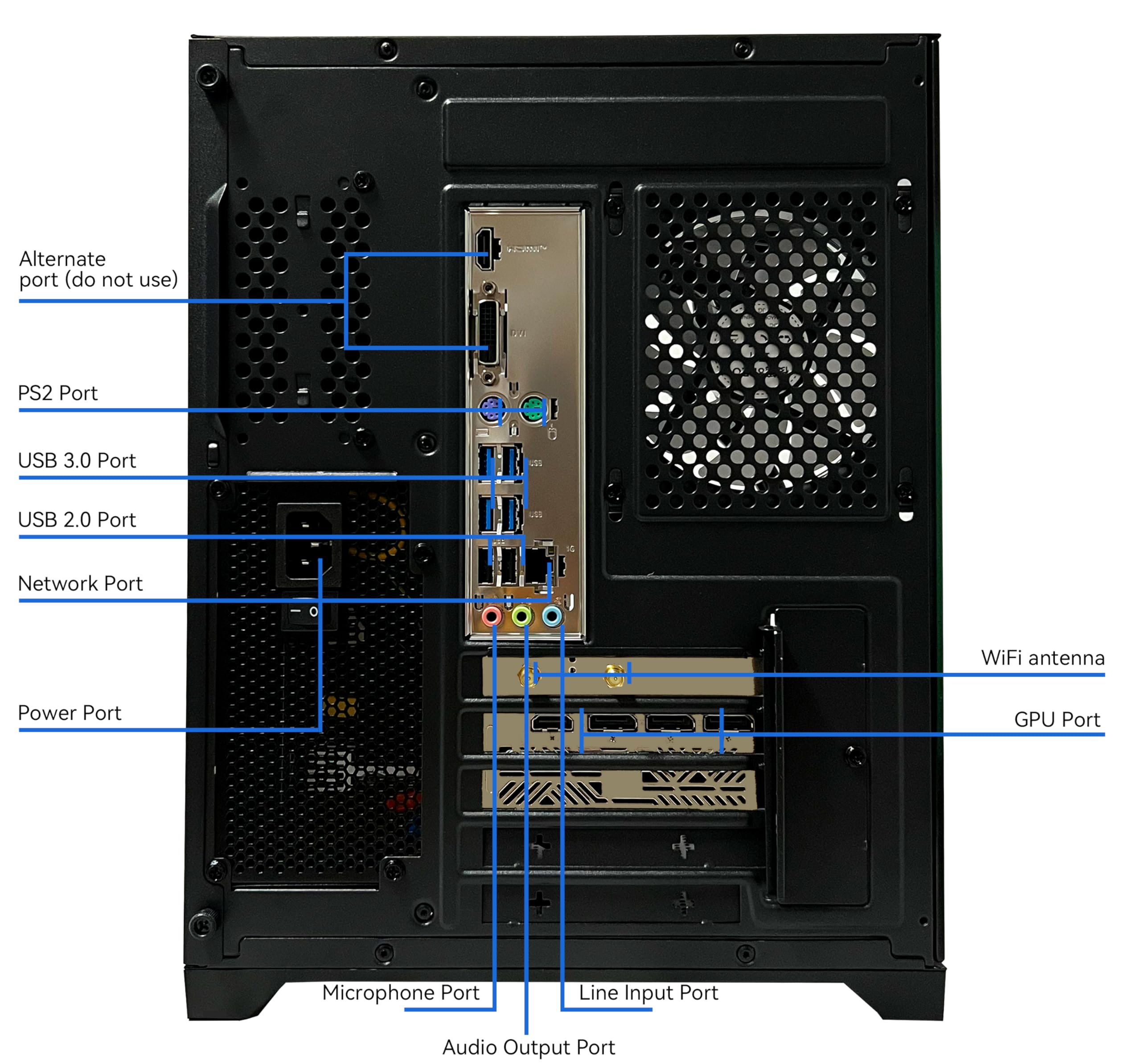 Gaming PC Desktop Computer, Ryzen 7 5700X,RTX 5060,32GB DDR4 RAM and 1TB M.2 NVMe SSD, 240 Liquid Cooler, ARGB Fans,Game Design Office