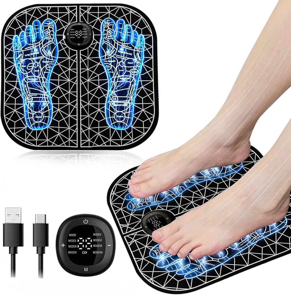 Amazon.com: TOGECOS EMS Foot Massager Mat Muscle Relaxation,in The