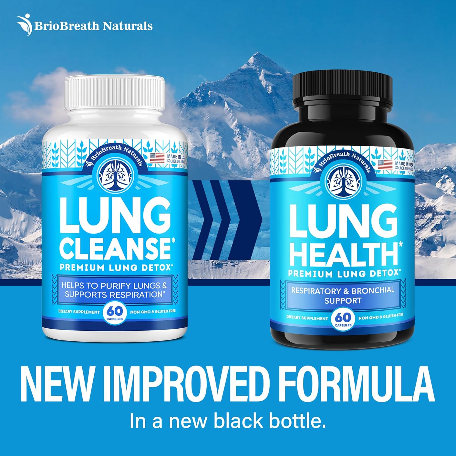 Lung Support Supplement - Natural Capsules for Lung Cleanse and Detox - Made in USA - Respiratory System; Mucus Clear - Vegan Supplement for Lung Detox; Respiratory Support - 60 Capsules - Image 7