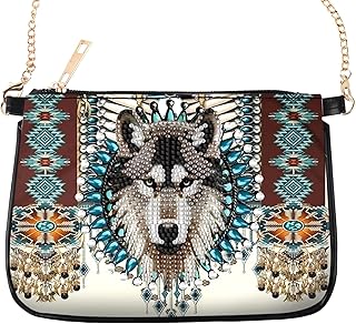 5D DIY Diamond Art Painting Crossbody Bag Chain, Bully Dog Diamond Art Set, Used to Store Cosmetics Keys and Other Small Items, can be Used as a Gift to Friends