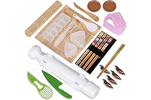 DIY Sushi Kit with Soy Paper for Sushi Rolls