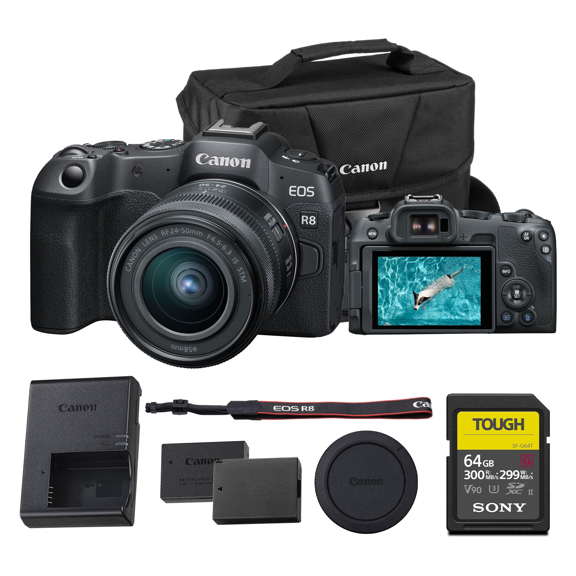Amazon.com : Canon EOS R8 Mirrorless Camera – 24.2MP Full-Frame RF