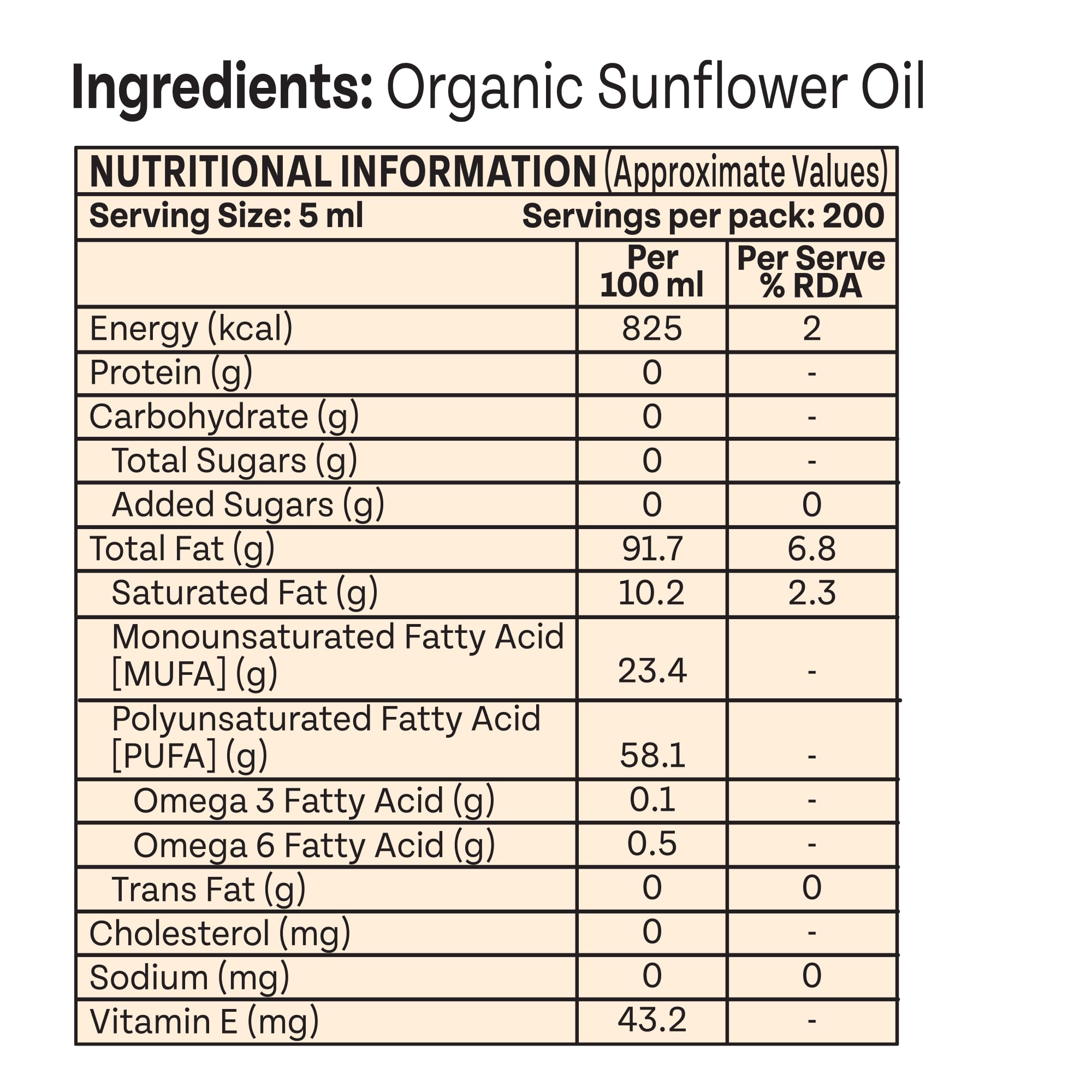 Organic India Sunflower Oil, 1000ml | Lab Tested on 250+ Parameters | Certified Organic| Cold Pressed Oil with Natural Flavours and Aroma | Extracted from Organically Grown Sunflower Seeds product image 9