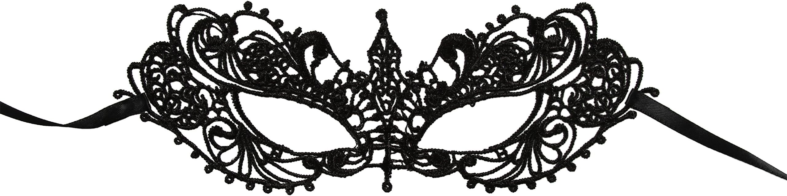 Fifty Shades Darker Anastasia Steele Lace Masquerade Mask (Black)