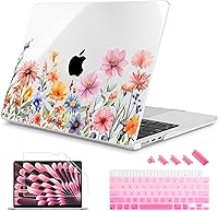 Vista 38 de Mektron Diseñada para MacBook Air 2025/2024/2023 de 15 PULGADAS M4 A3241 /M3 A3114 /M2 A2941, Carcasa de Cubierta Rígida de Plástico Impreso