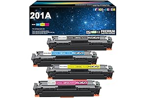 201A Toner Cartridges - 4 Pack