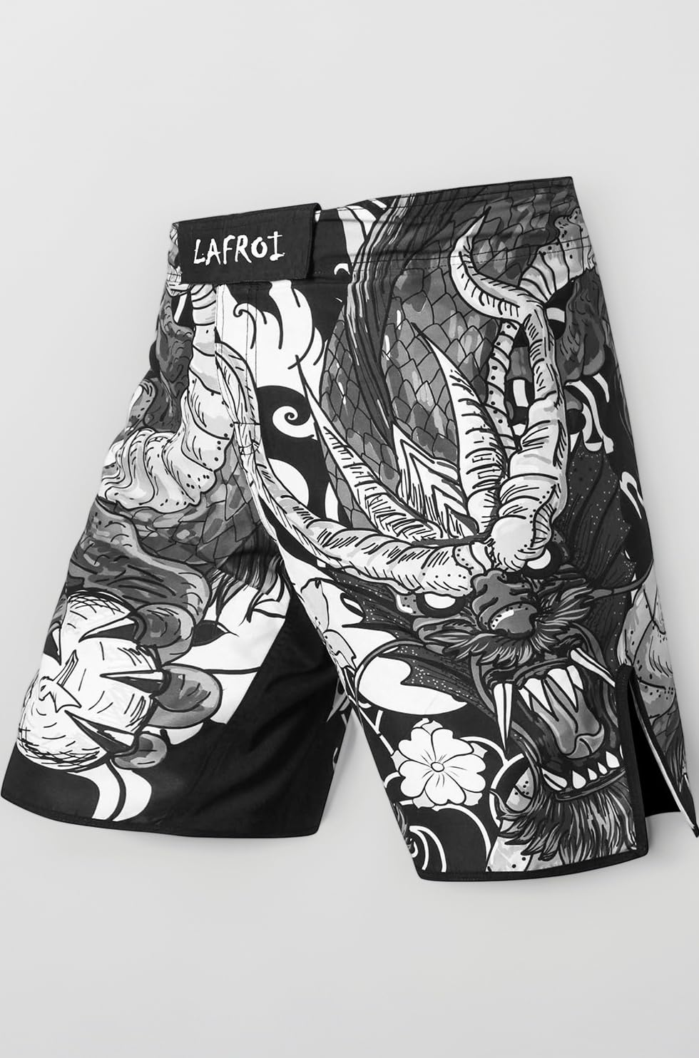 Mens MMA Cross Training Boxing Shorts Trunks Fight Wear with Drawstring and Pocket-QJK01