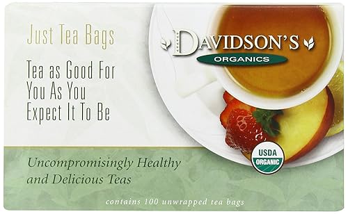 Miniatura 37 de Davidson's Organics, Genmaicha, 100 bolsas de té sin envolver