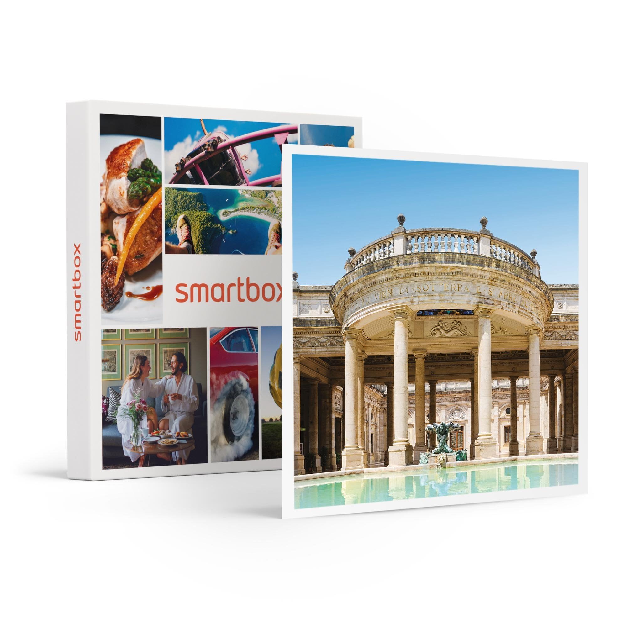 Smartbox - Cofanetto Regalo Fuga alle Terme - Idea Regalo Originale - Una Notte con Colazione e 1 Trattamento Benessere per 2 Persone
