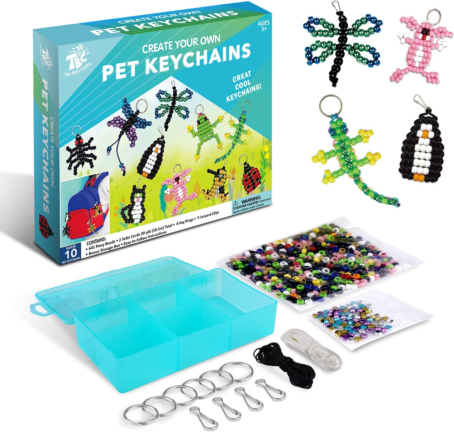 DIY Pet Keychain Craft Set: Create Your Own