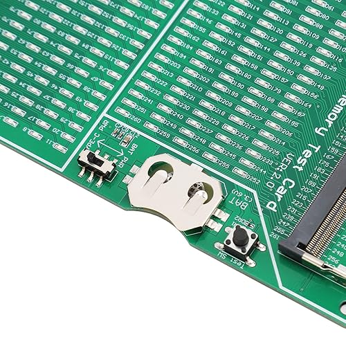 Miniatura 8 de Yosoo Herramienta de prueba RAM DDR4 DDR5, tarjeta de diagnóstico de ranura de memoria para portátil 2 en 1 con indicador LED para pruebas de módulo