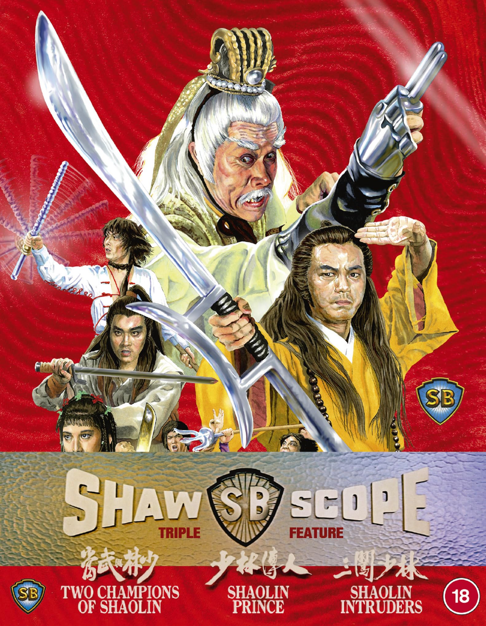 Shawscope Triple Feature - Two Champions of Shaolin / Shaolin Prince / Shaolin Intruders [Blu-ray] [Region B]