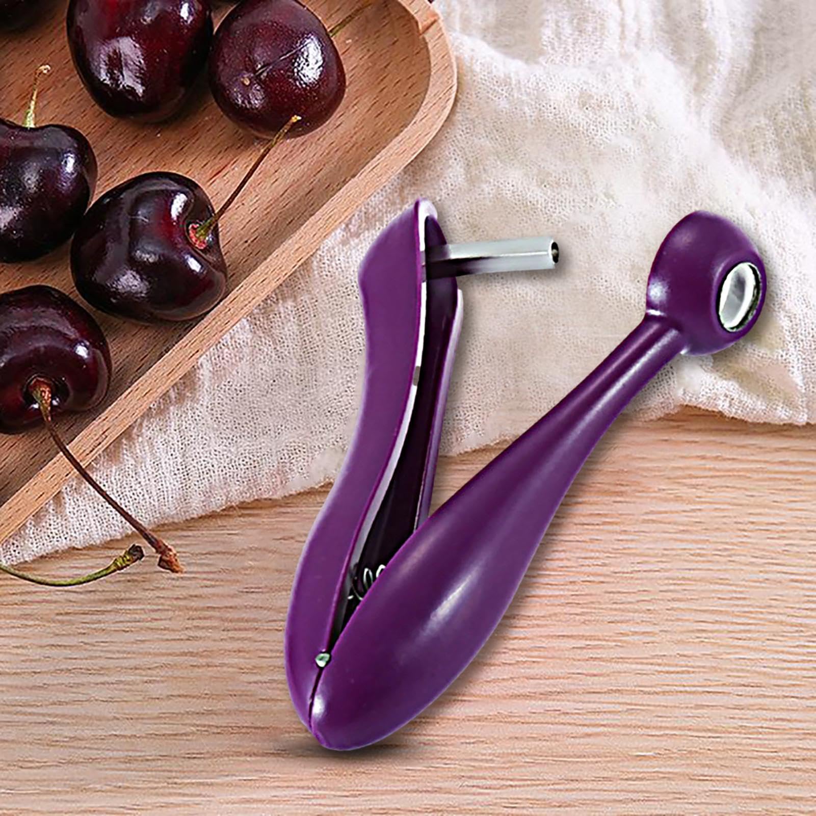 Herramienta Para Deshuesar Cerezas - Removedor Portátil De Deshuesadores De Aceitunas Y Cerezas | Deshuesador De Cerezas Multifuncional | Removedor De Huesos De Cereza