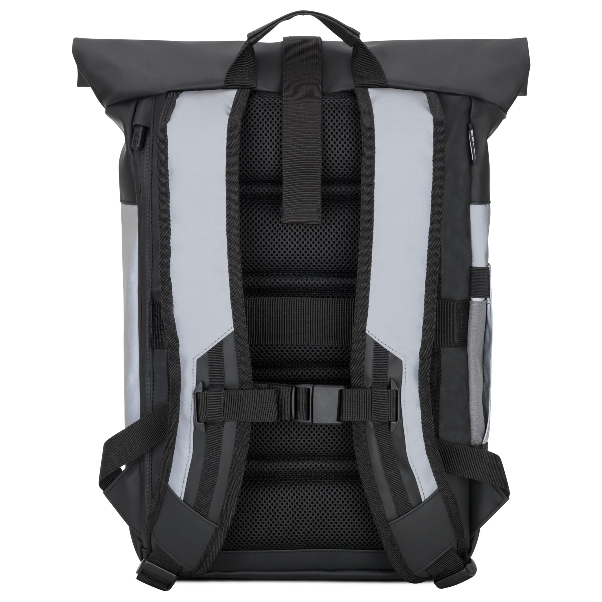 OAK25 Rolltop plecak damski i męski – Commute M – odblaskowy plecak rowerowy – wysoka widoczność i bezpieczeństwo – plecak rowerowy z kieszenią na laptopa – odporny na działanie wody