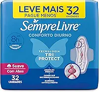 Sempre Livre Absorvente Externo Adapt Plus Com Abas 32 Unidades