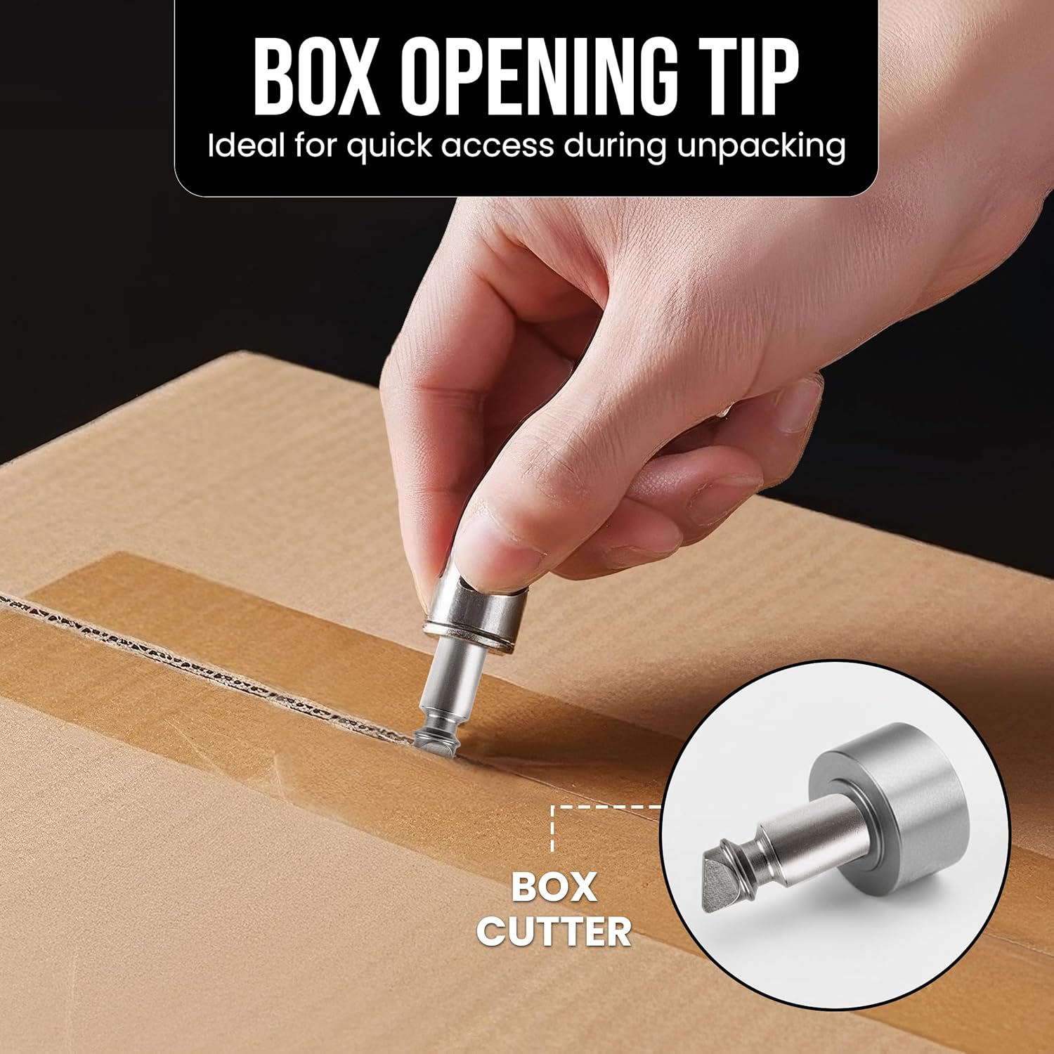 Aerospace Titanium Quick Release Keychain - Anti-Tangle EDC Swivel Key Chain - Detachable Key Ring Quick Release Key Organizer - Practical Box Opener Keychain with Cutter Tip and 2 Keyrings - Image 4