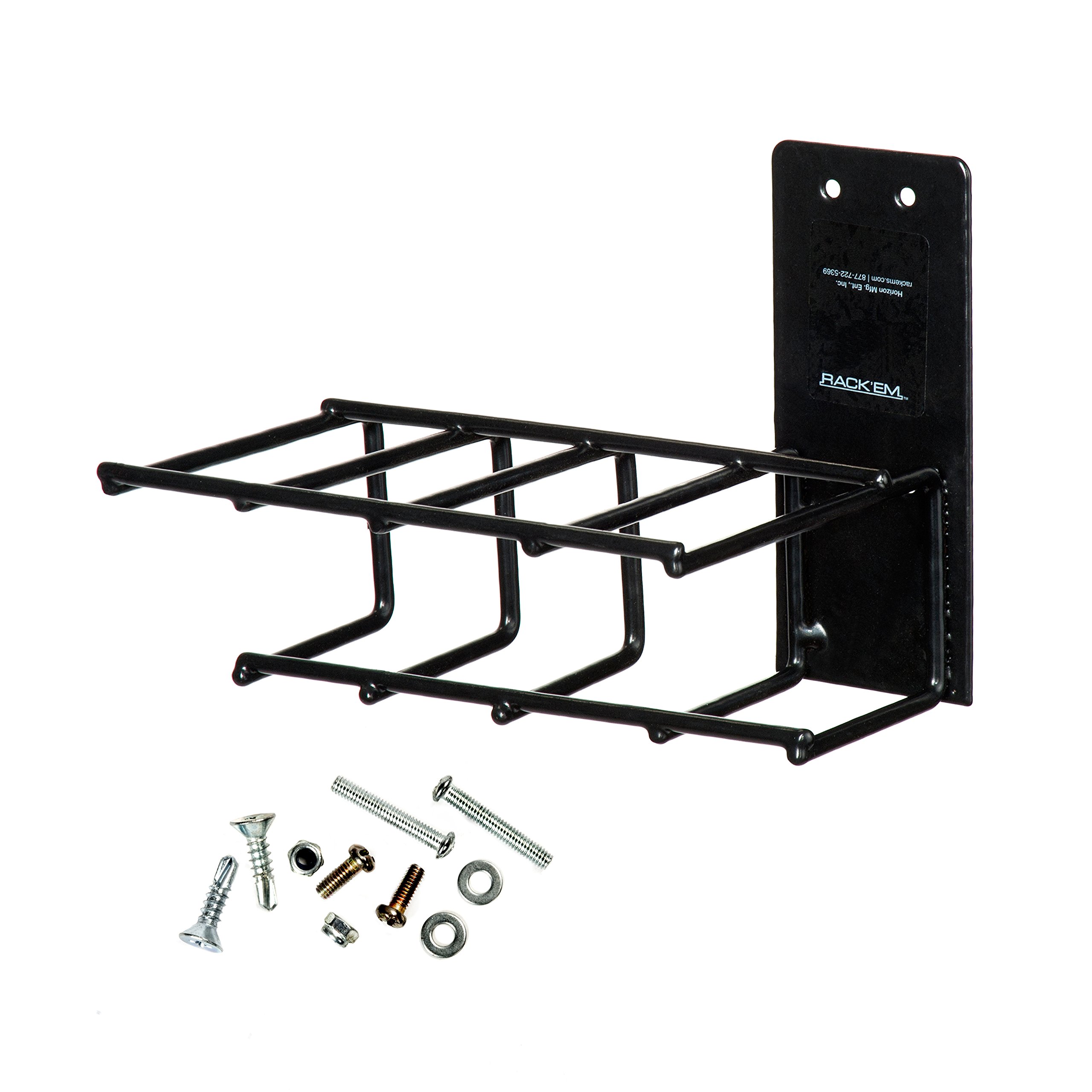 RackEm Gun Rack Wall Mount Pistol Racks Gun Safe