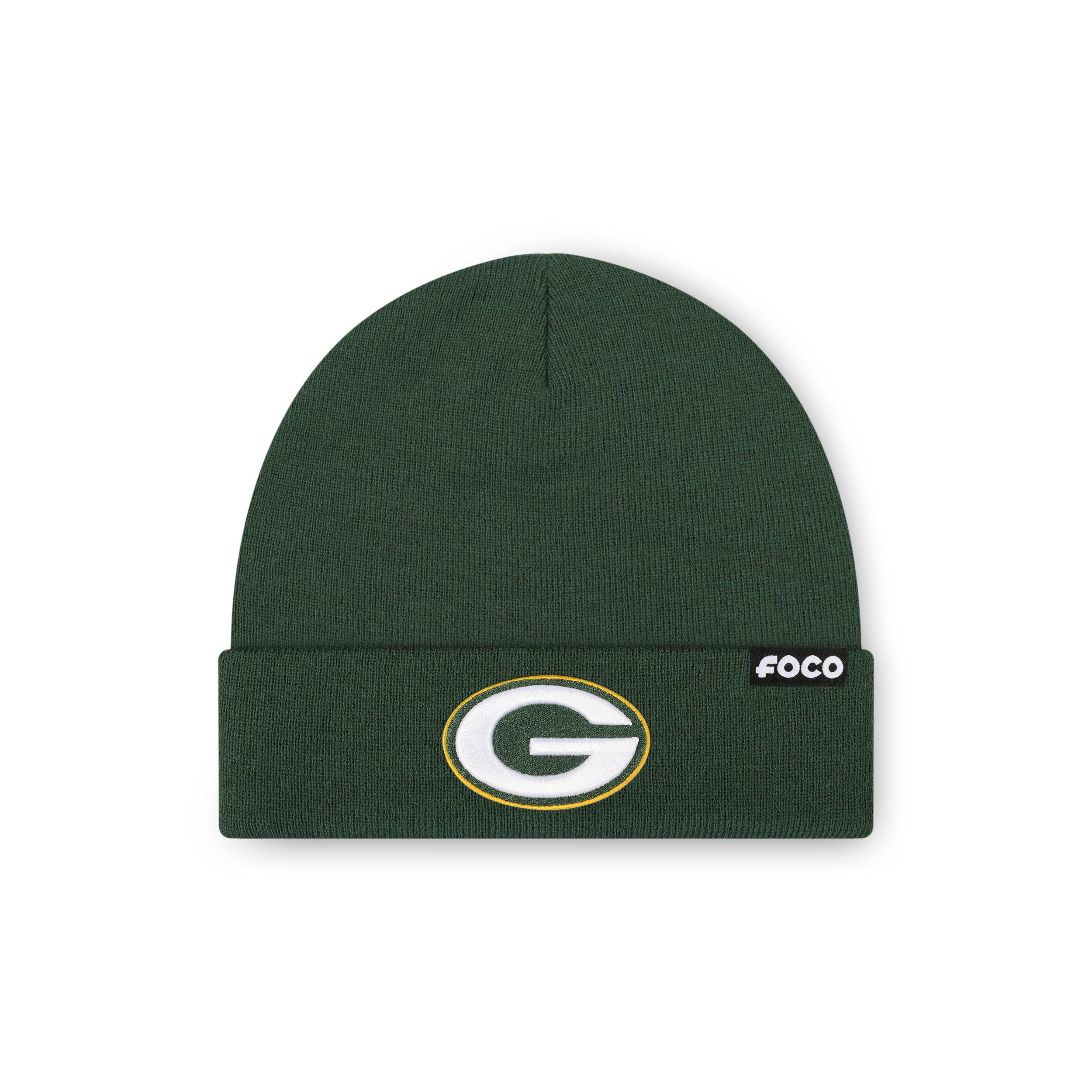 FOCO NFL Mens NFL Team Logo Basic Beanie Hat