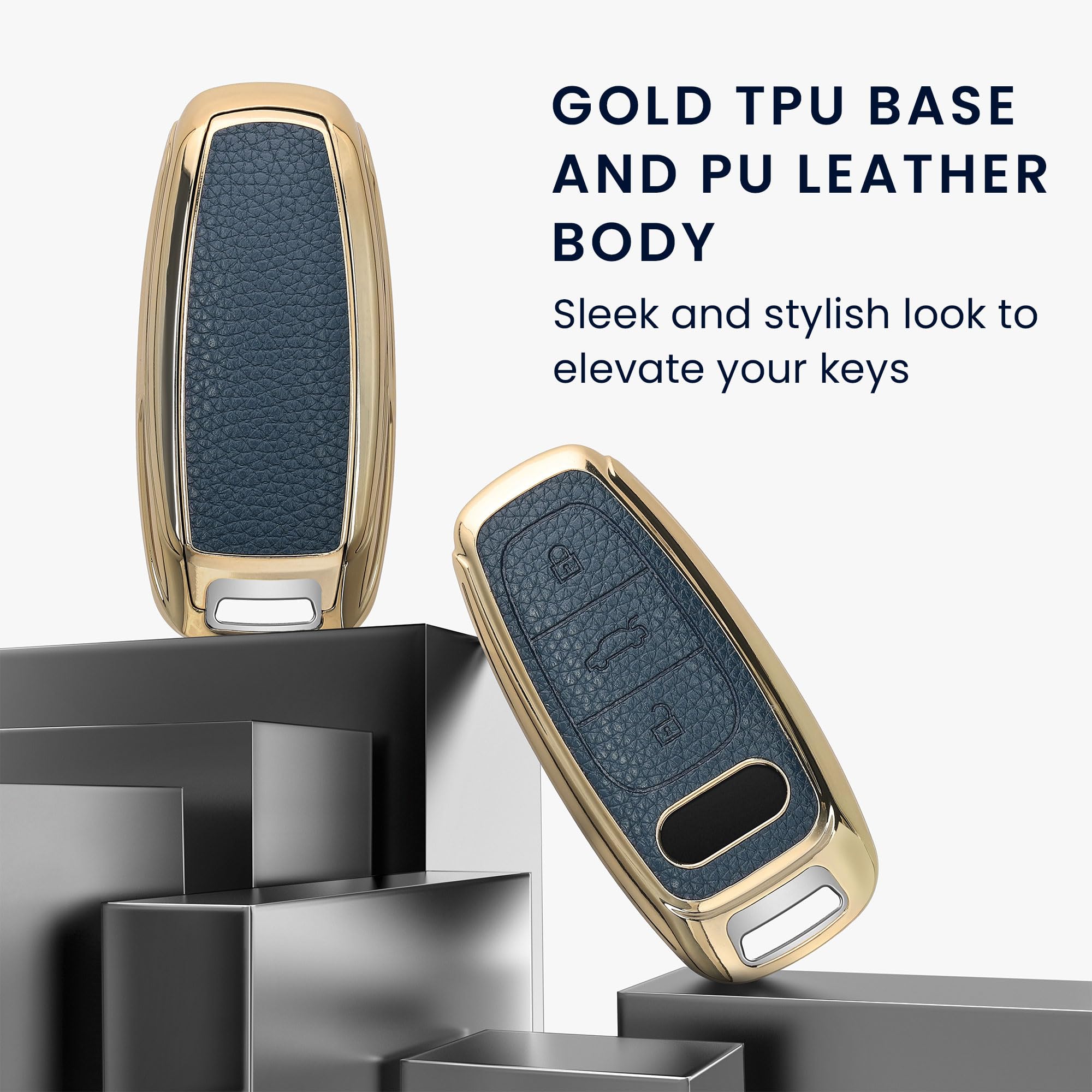 Custodia Silicone Per Chiave Audi - Cover Protettiva TPU Morbida Per Modelli A6 A7 A8 Q7 Q8 Con Keyless - Foto 2