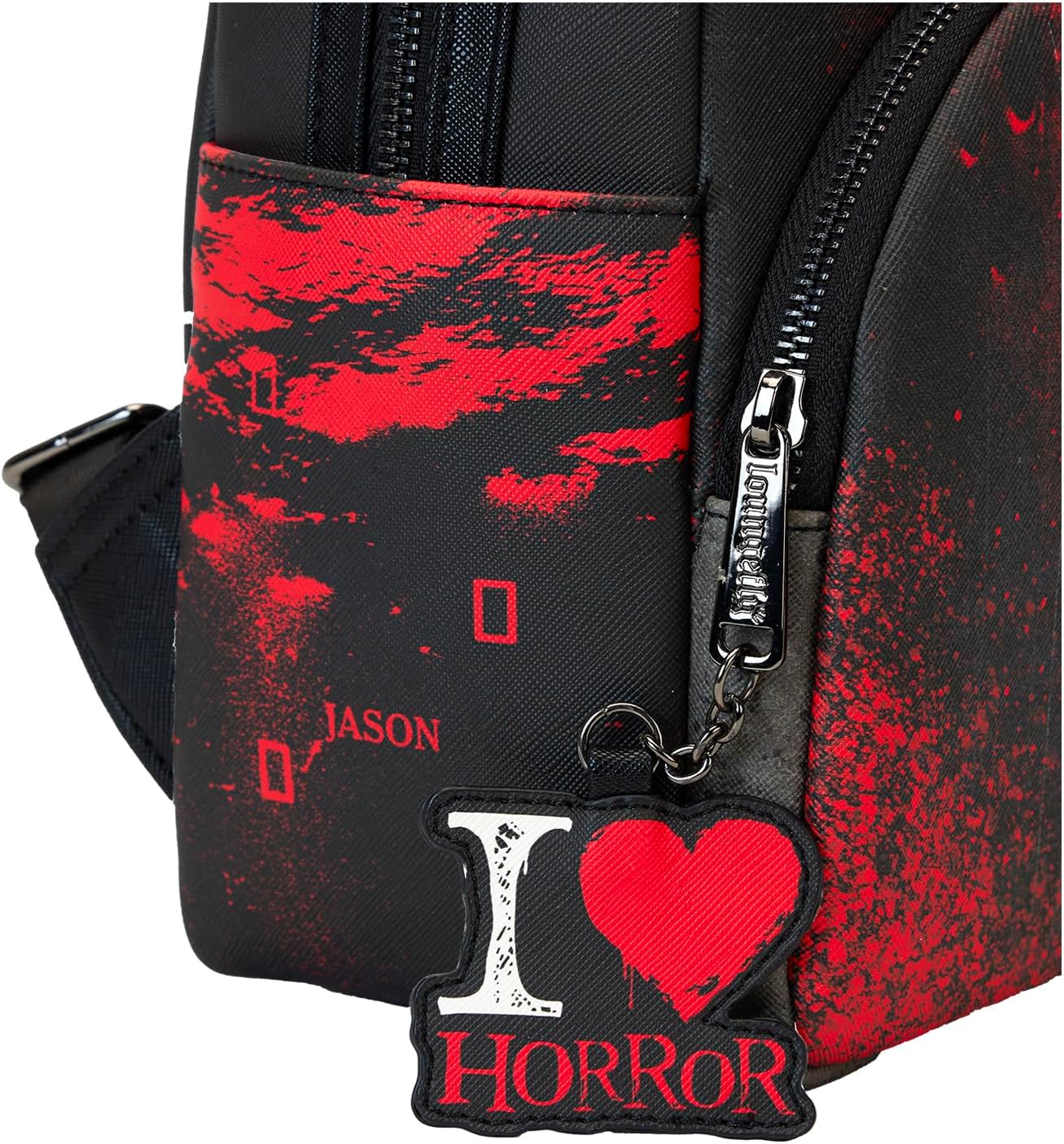 Loungefly Warner Brothers Friday The 13th I Heart Horror Mini Backpack - Image 2