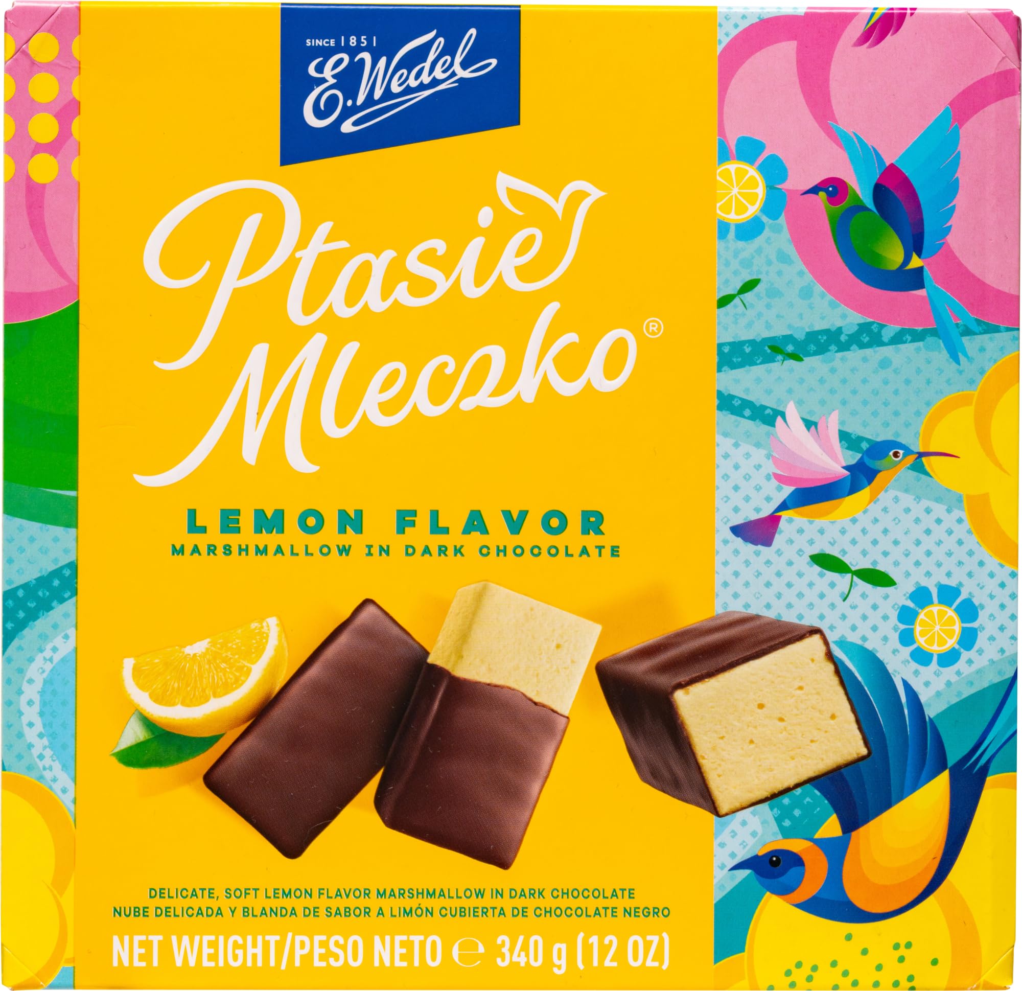 Amazon.com: E. Wedel, Ptasie Mleczko Candy Box, Polish Bird's Milk