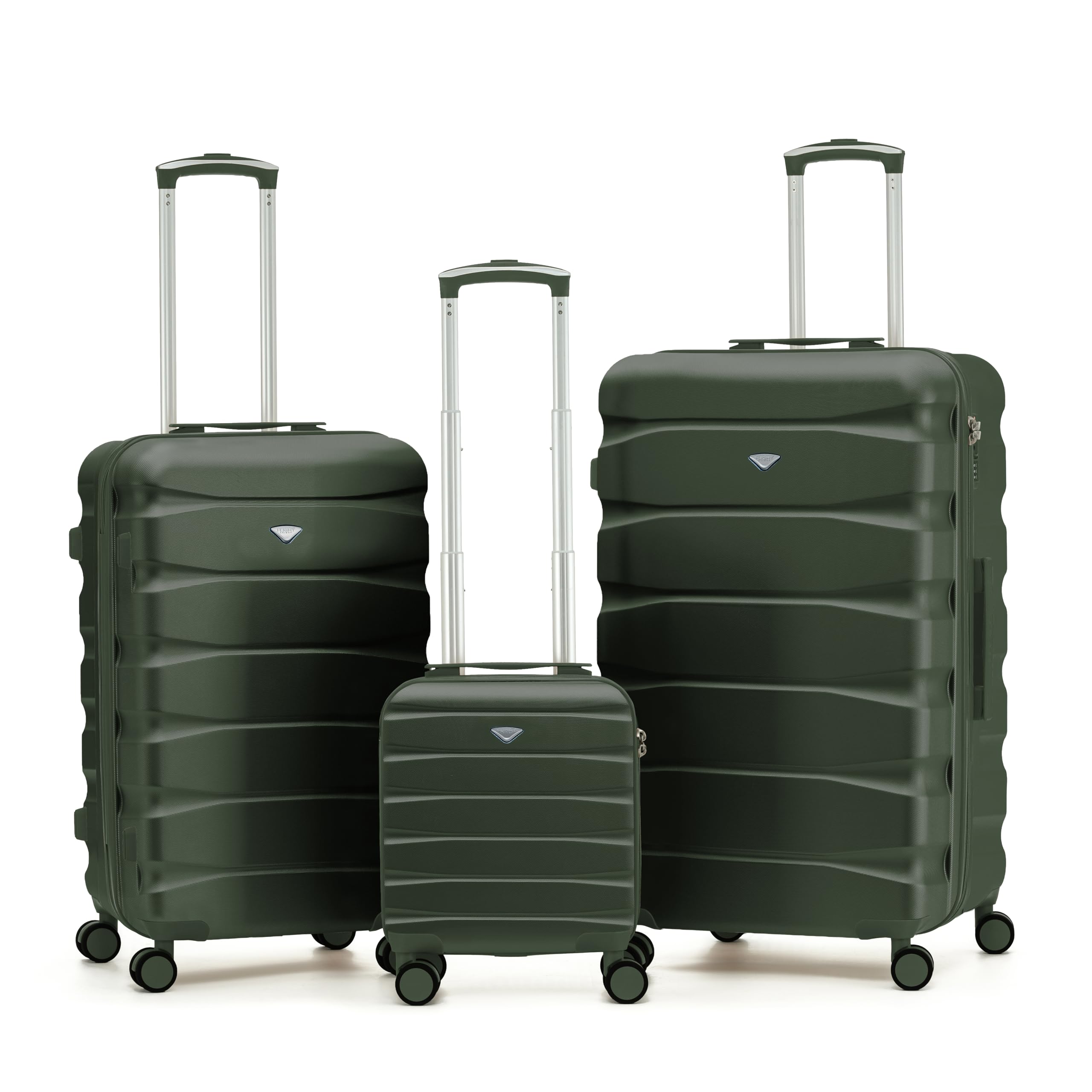 Flight Knight Lightweight 4 Wheel ABS Hard Case Medium Suitcase Approved for Over 100 Airlines Including easyJet, British Airways, Ryanair, Jet2, Emirates & Many More - Check-in Medium Size 25" — view 176