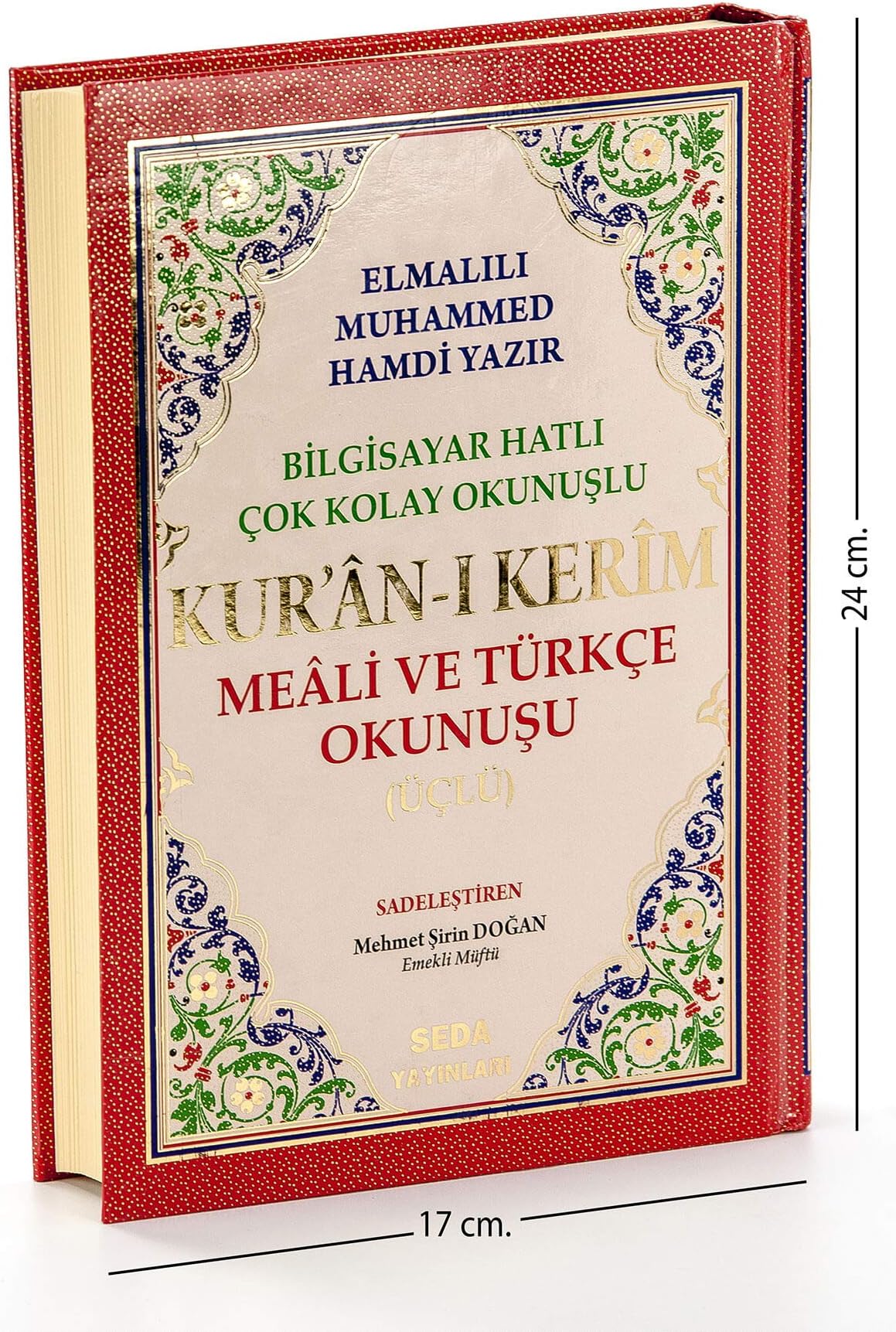 Kur'an-i Kerim Meali ve Turkce Okunusu Uclu (Orta Boy, Kod.006)
