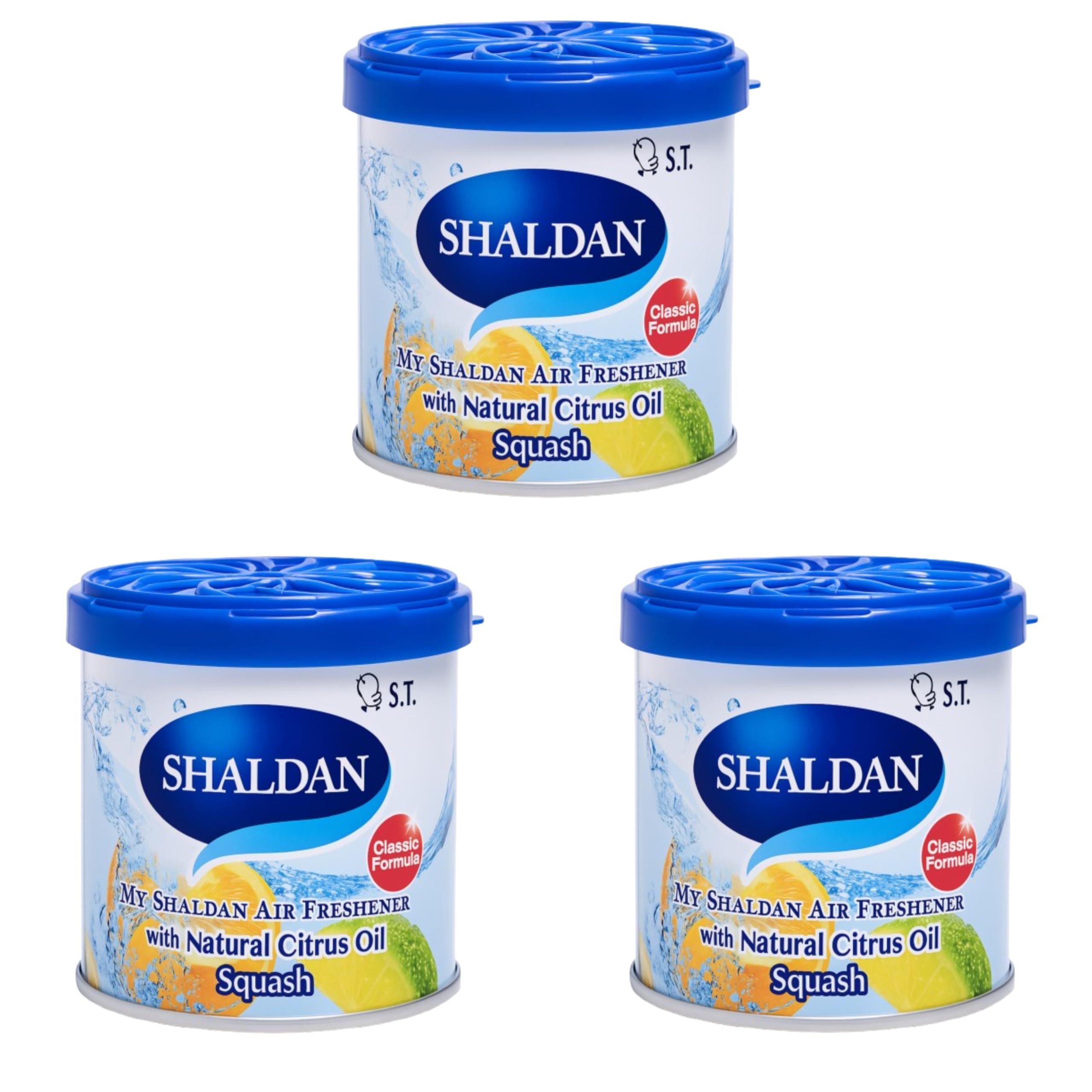 My Shaldan Squash Car and Home Air Freshener (80 g, Pack of 3)