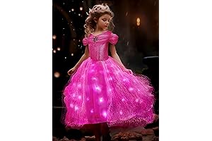 Enchanted Light-up Princess Dress: A Twinkling Vision for Girls