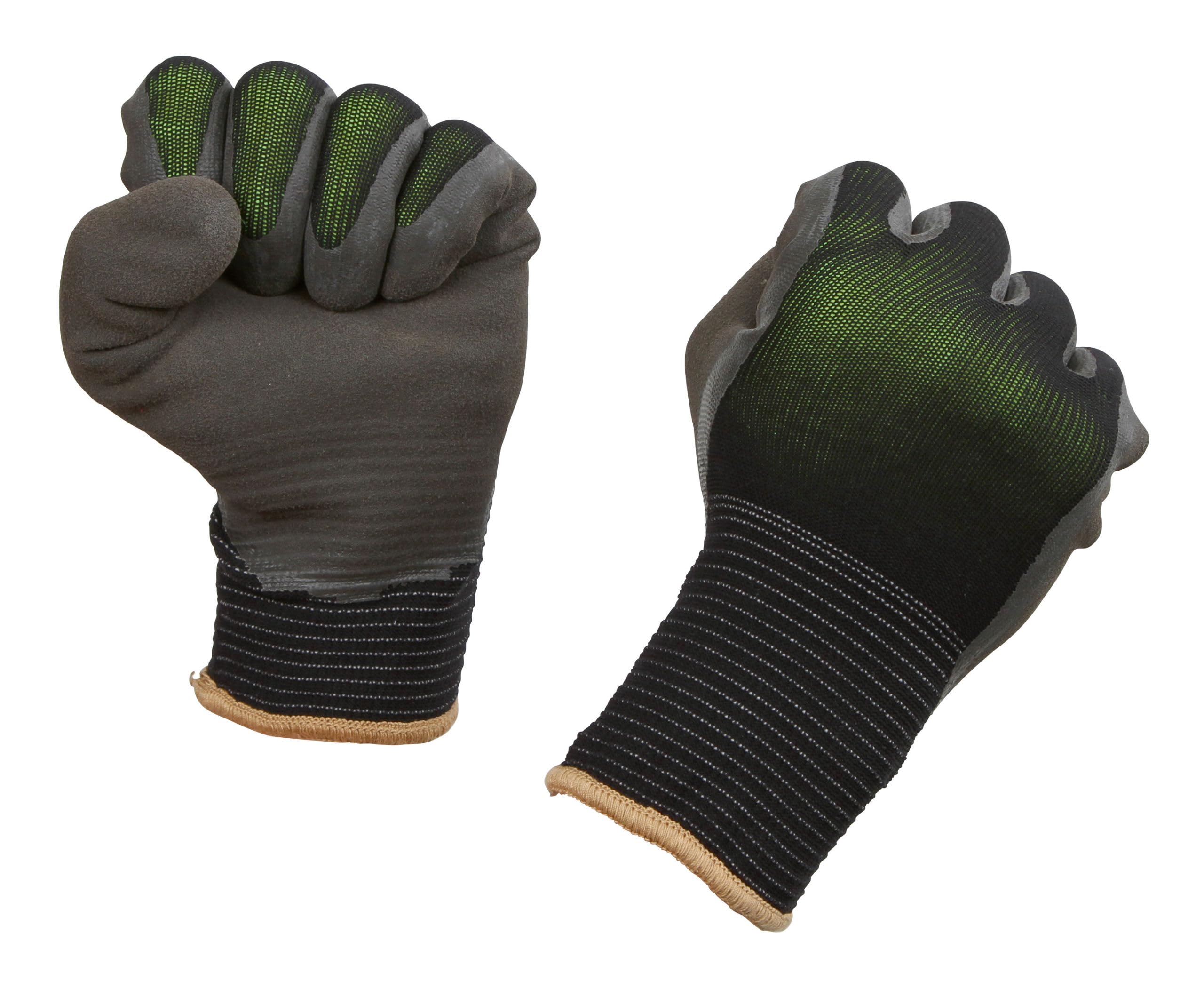 Kerbl 297582 PowerGrab Thermo rękawiczki zimowe, lateks z 2-warstwową podszewką akrylową, rozmiar: 8