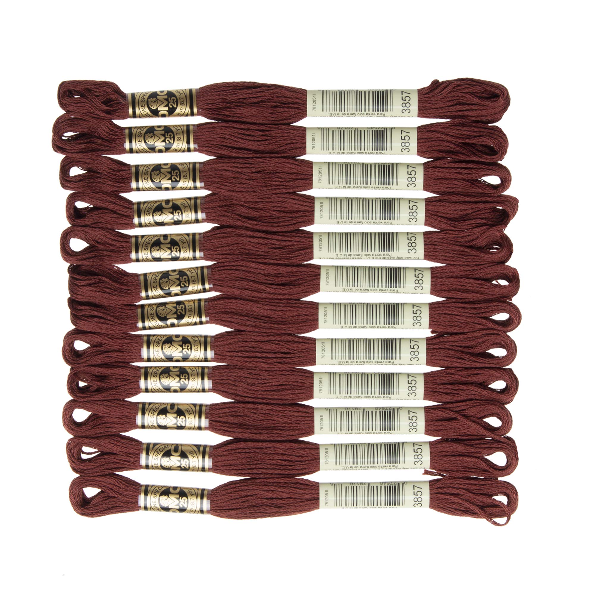 DMC 6-Strand Embroidery Cotton Floss, Dark Rosewood