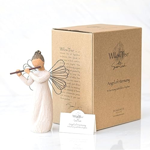 Miniatura 5 de Figura esculpida pintada a mano de Willow Tree Angel of Harmony