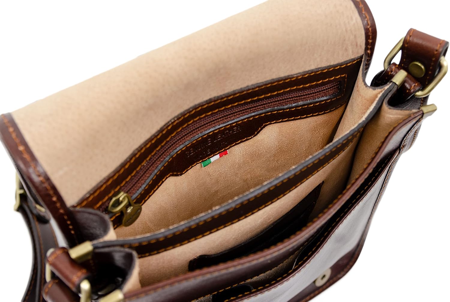 Miniatura 7 de Bolso bandolera de cuero para hombre bolso cruzado hecho a mano bolso de hombro resistencia al tiempo