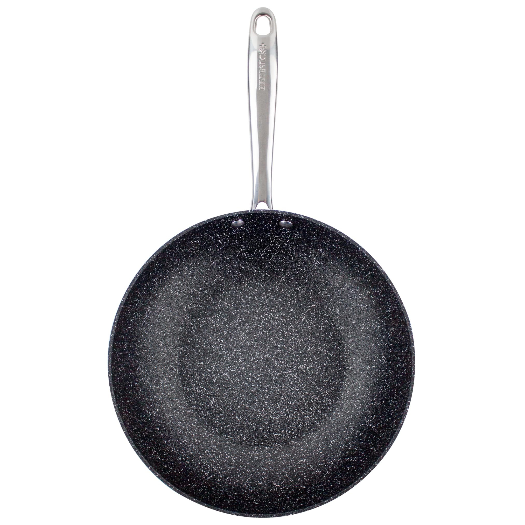 Scoville PERFORMANCE Neverstick 28 cm Frying Pan, Non-Stick Pan, Suitable for All Hobs, Including Induction, Oven Safe up to 260°C, Dishwasher Safe, PFOA-Free, Thick Aluminium, Black