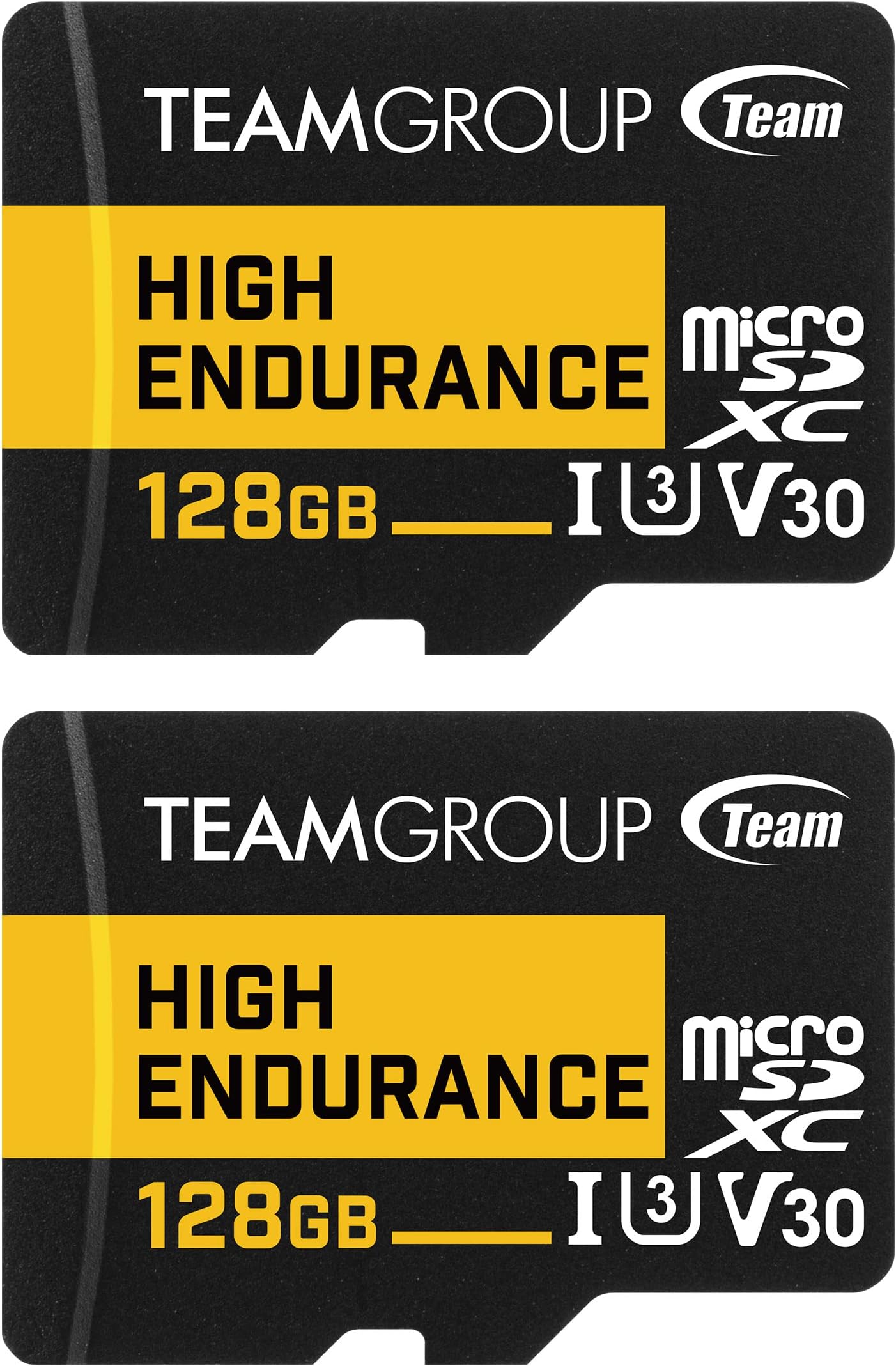 HIGH Endurance 128GB 2 Pack Micro SDXC UHS-I U3 V30 100MB/s Designed for Monitoring Stable Durable Long Lasting Flash Memory Card Security Camera 4K&Full HD Video Recording THUSDX128GIV3067