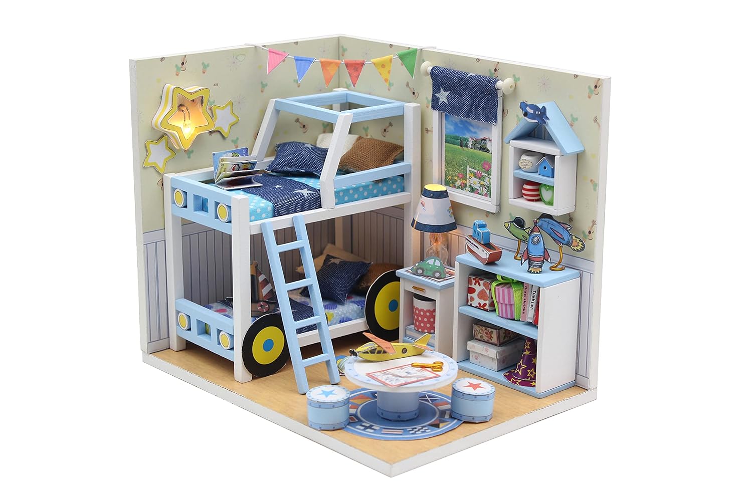 Buy DIY Dollhouse Kit Do It Yourself Dollhouse Miniature Kit with