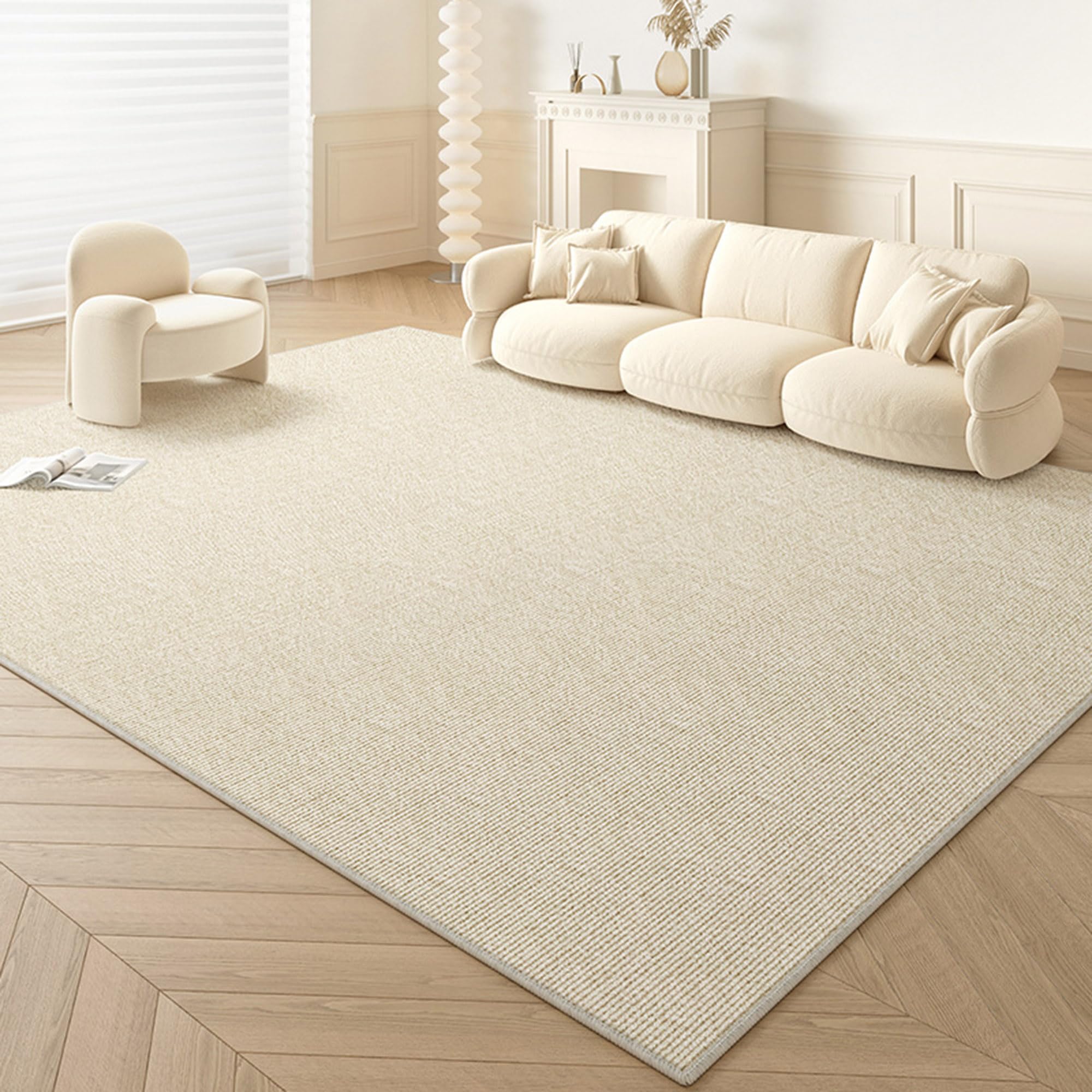 Tapis de sol moderne antidérapant et lavable grand format 160x230