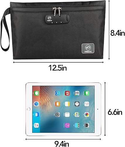 Miniatura 6 de FIREDOG Bolsas impresas a prueba de olores con cerradura de combinación, forro de carbono, a prueba de olores, contenedor para almacenamiento de