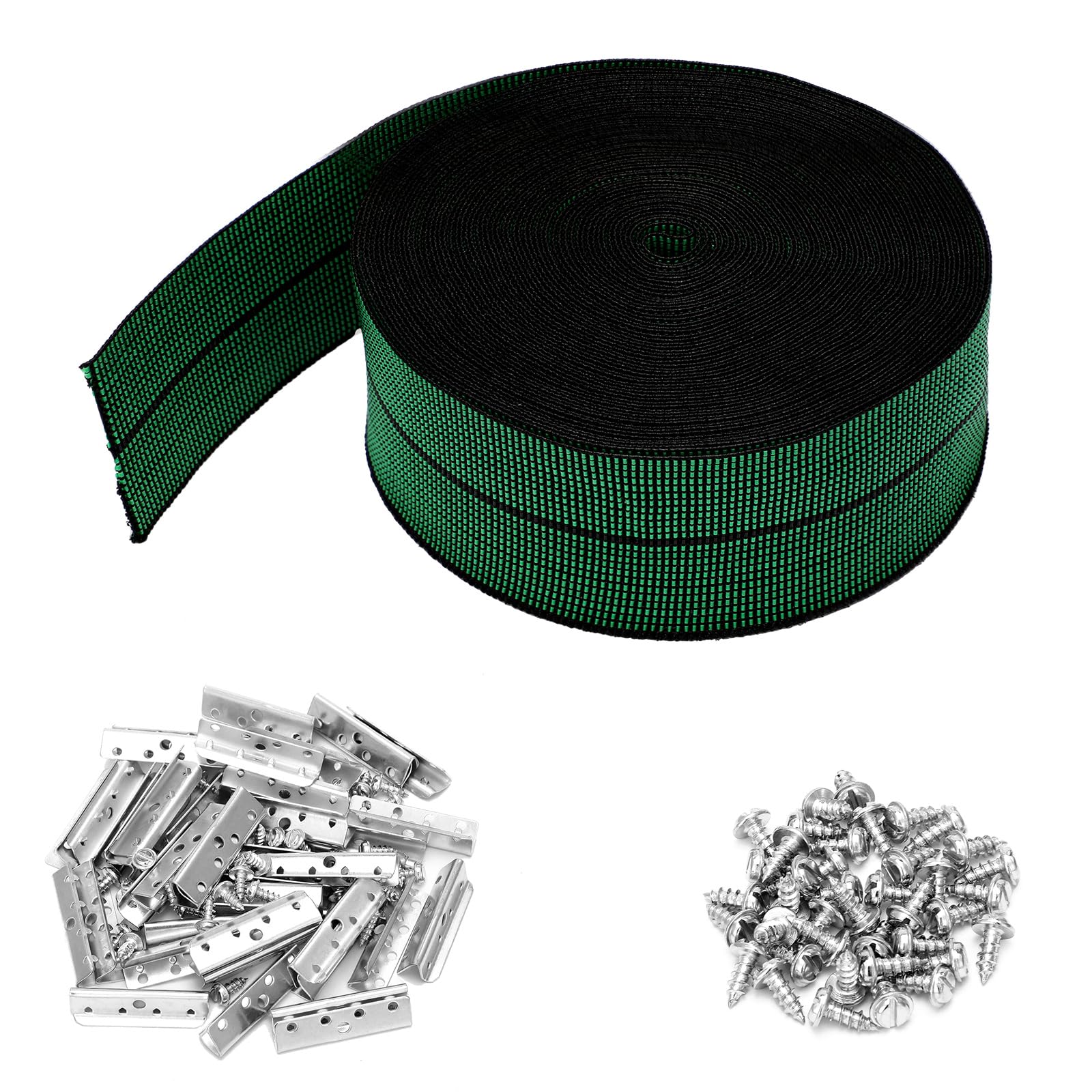 Threehoney 2 Inch Wide x 40 ft Chair Webbing Replacement Kit - replacement parts | Mubboo
