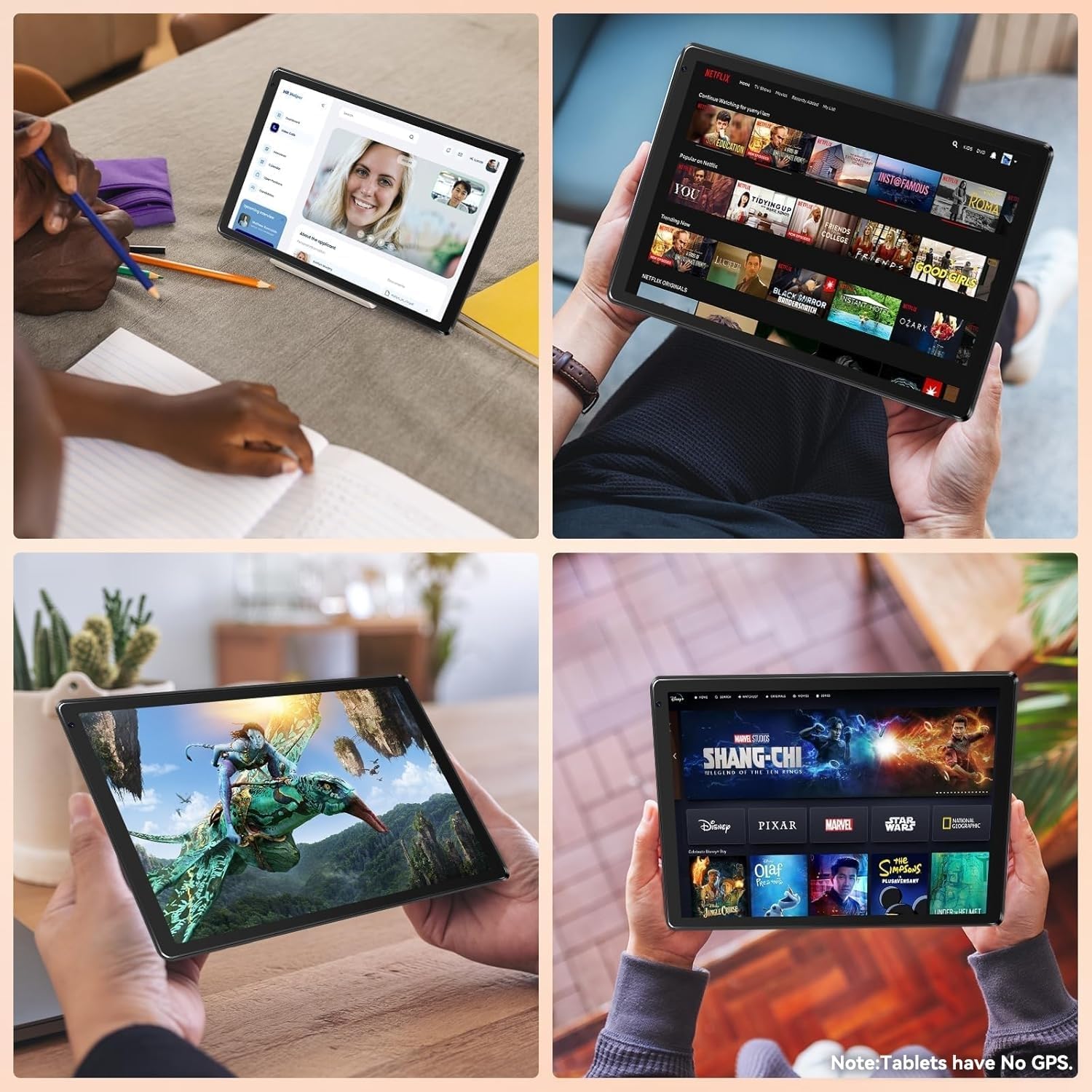 2026 Latest Tablet,10.1" Android 15 Tablet with Octa-core Processor 24GB RAM 128GB ROM HD IPS Touchscreen, Wi-Fi 6, BT 5.0, Dual Camera, Android Tablets — view 9