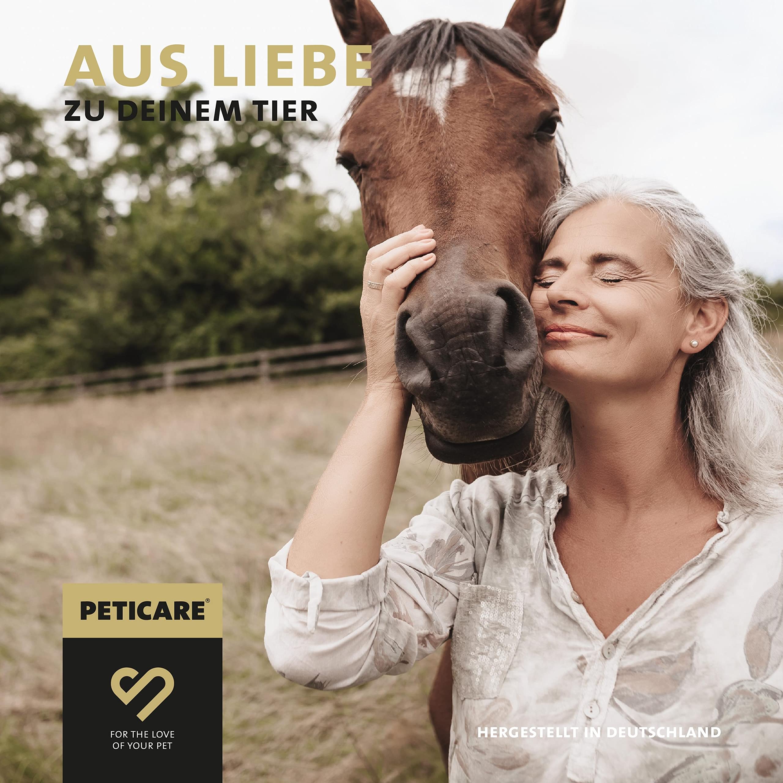 Peticare Spezial-Mittel für Pferde | bei Sommerekzem Dermatitis Ekzem | lindert effektiv Juckreiz & unterstützt Regenerationsprozess, einzigartiges PRS® System für lange Wirkung – petHorse Health 2000